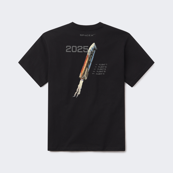 UNISEX STARSHIP YEARLY 2025 T-SHIRT – SpaceX Store