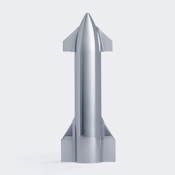 STARSHIP CHROME MODEL – SpaceX Store STARSHIP CHROME MODEL – SpaceX Store