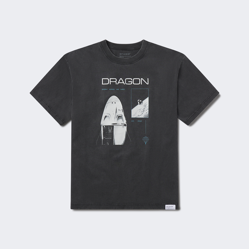 UNISEX SPACEX DRAGON VINTAGE T-SHIRT
