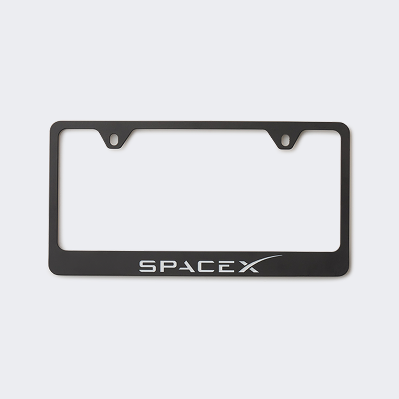 SPACEX LICENSE PLATE FRAME – SpaceX Store