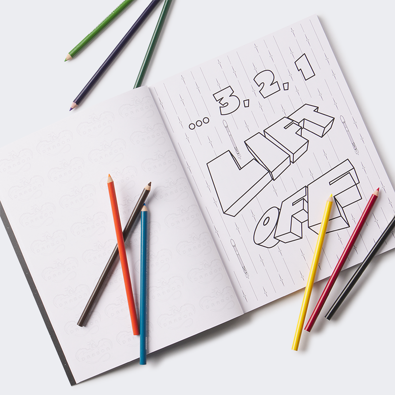 SPACEX VOL 1 COLORING BOOK