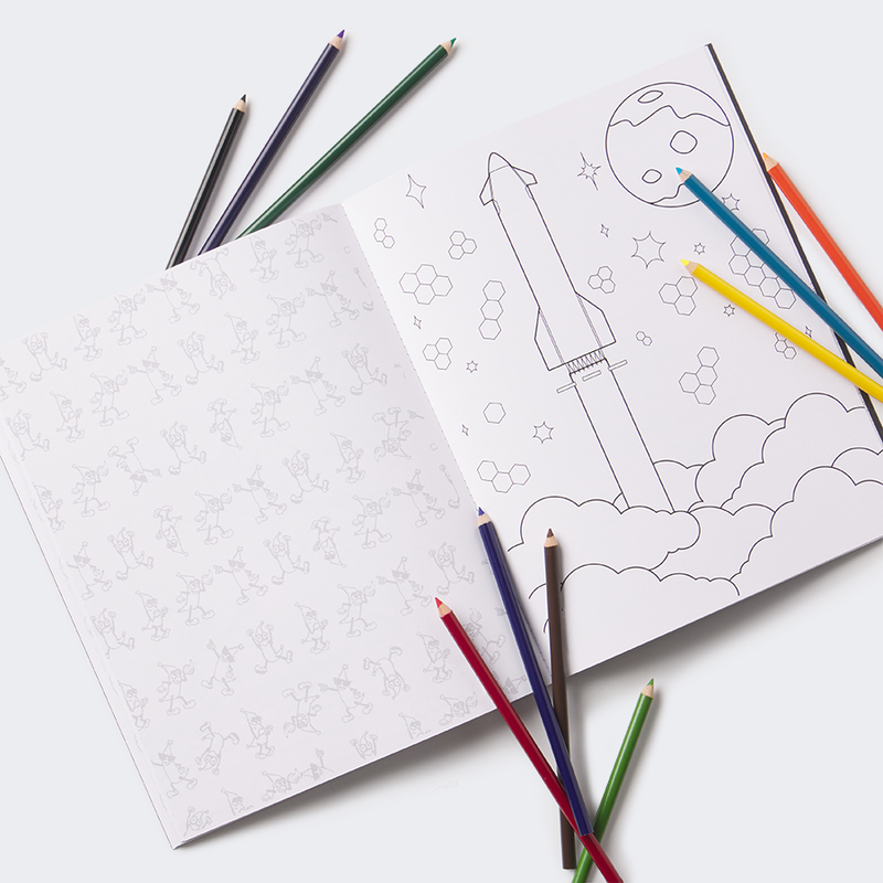 SPACEX VOL 1 COLORING BOOK
