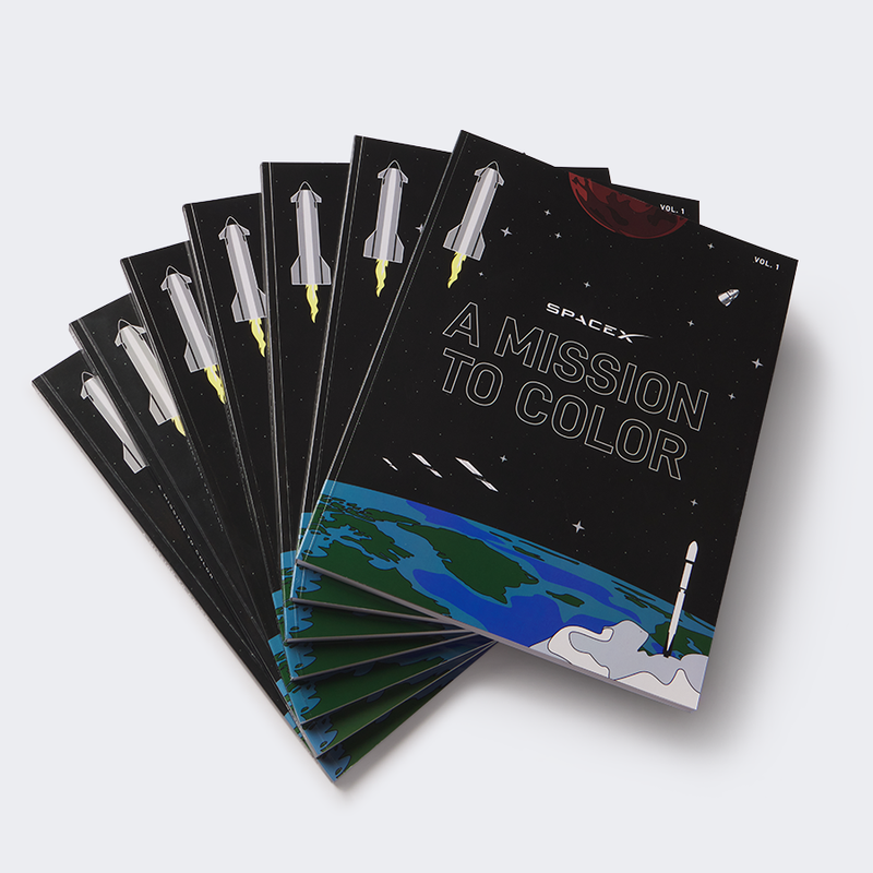 SPACEX VOL 1 COLORING BOOK