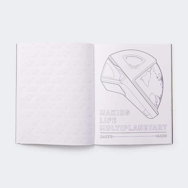 SPACEX VOL 1 COLORING BOOK
