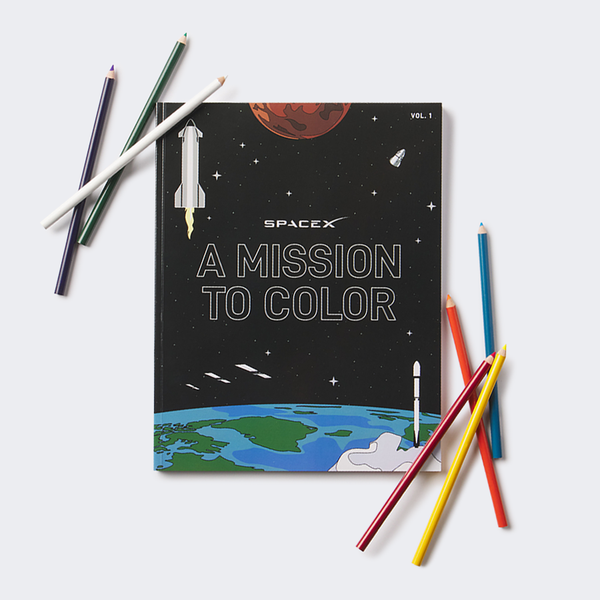 SPACEX VOL 1 COLORING BOOK