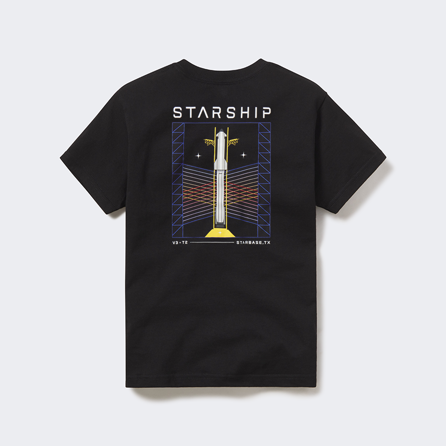 KID'S STARSHIP MILESTONE V3+T2 T-SHIRT – SpaceX Store