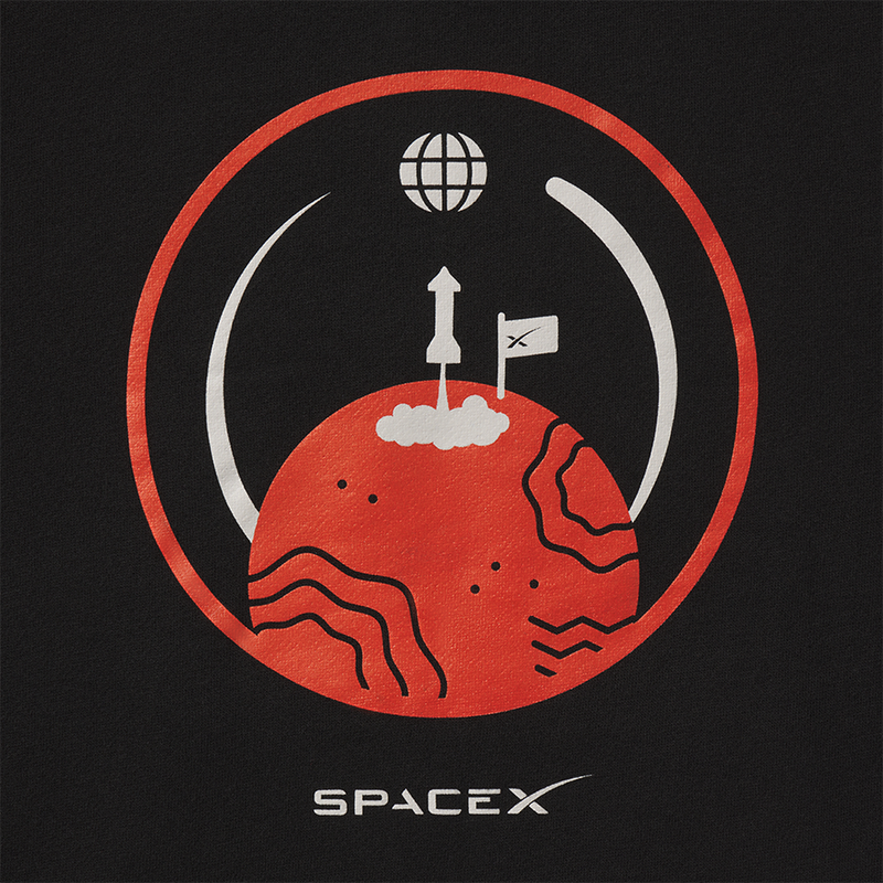 KID'S SPACEX MARS XPLORER PULLOVER HOODIE