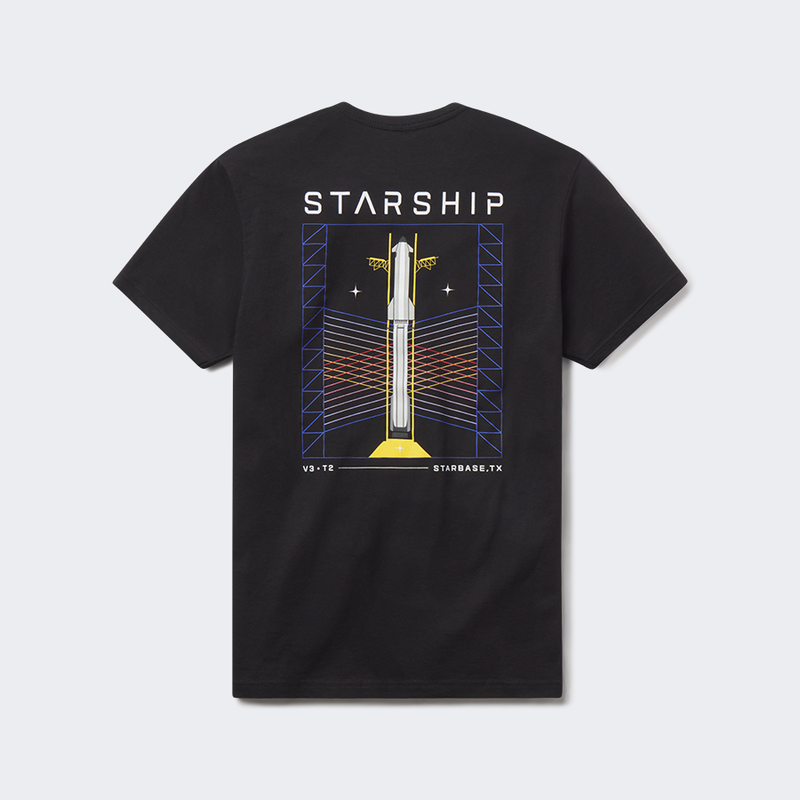 UNISEX STARSHIP MILESTONE V3+T2 T-SHIRT – SpaceX Store UNISEX STARSHIP MILESTONE V3+T2 T-SHIRT – SpaceX Store