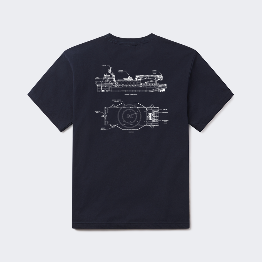 UNISEX RECOVERY SCHEMATIC T-SHIRT – SpaceX Store