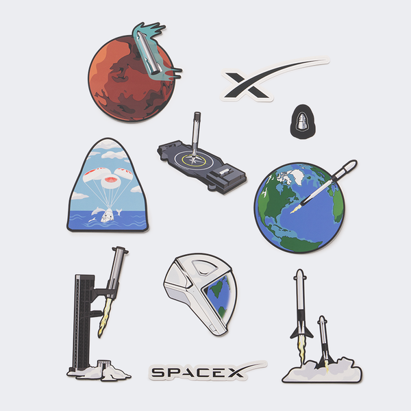 SpaceX Sticker Pack