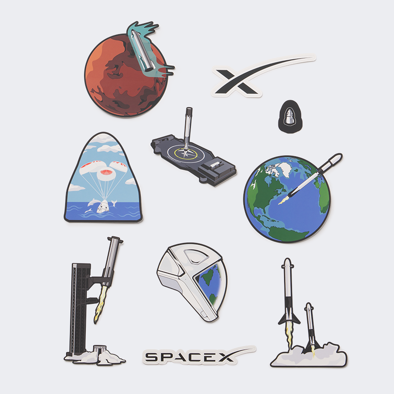 SpaceX Sticker Pack