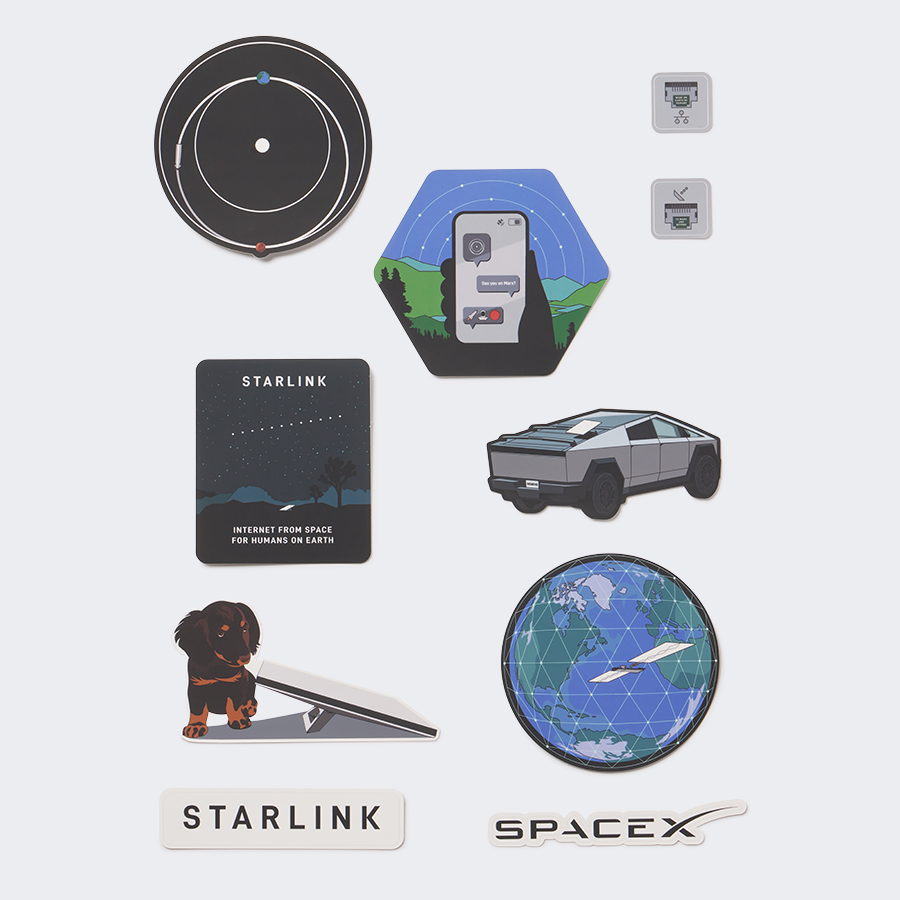 Star Link Router Sticker Starlink Sticker Pack – SpaceX Store