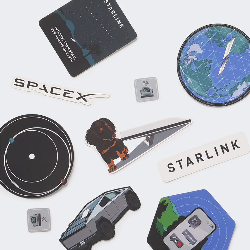 Star Link Router Sticker Starlink Sticker Pack – SpaceX Store