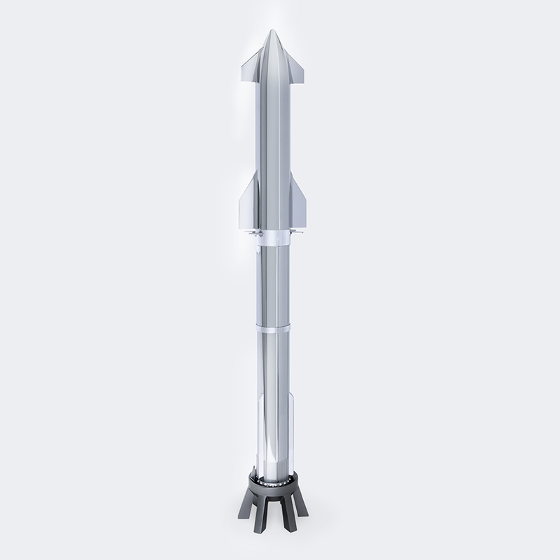 SUPER HEAVY CHROME MODEL – SpaceX Store SUPER HEAVY CHROME MODEL – SpaceX Store