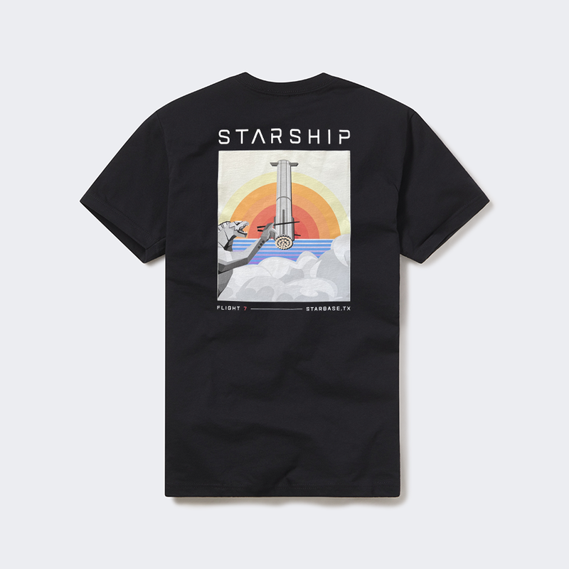 Unisex Starship Flight 7 T-Shirt