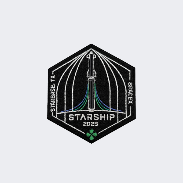 STARSHIP 2025 YEARLY MISSION PATCH