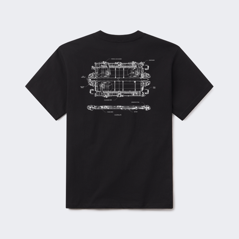 UNISEX STARLINK SCHEMATIC T-SHIRT