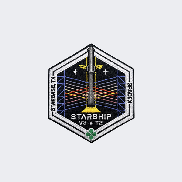 STARSHIP MILESTONE V3+T2 MISSION PATCH – SpaceX Store
