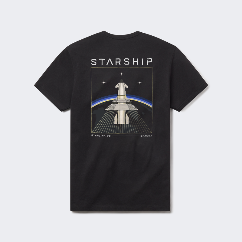 UNISEX STARSHIP MILESTONE STARLINK V3 DEPLOYMENT T-SHIRT – SpaceX