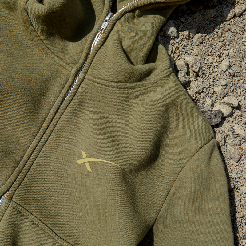 Spacex top zipper hoodie