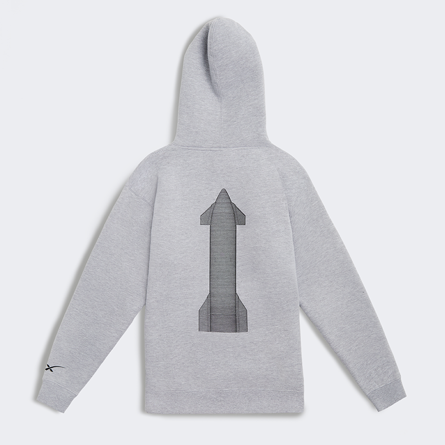 Unisex Starship Heatshield Pullover Hoodie – SpaceX Store