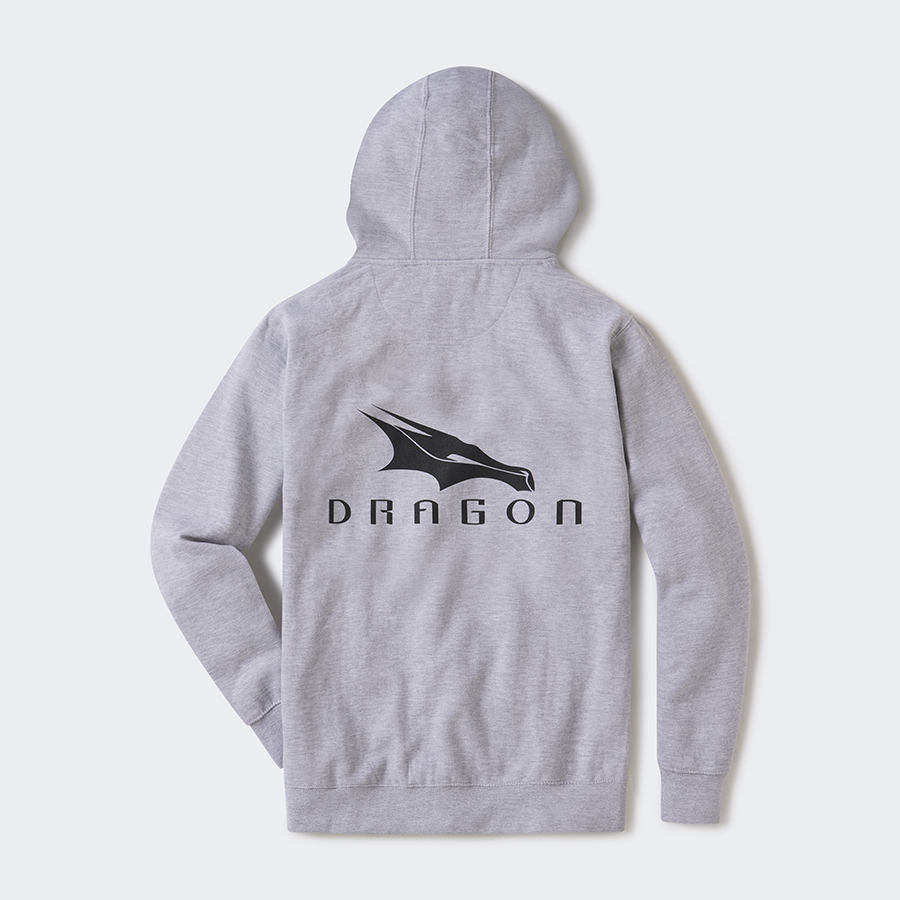 Unisex Dragon Zipper Hoodie SpaceX Store