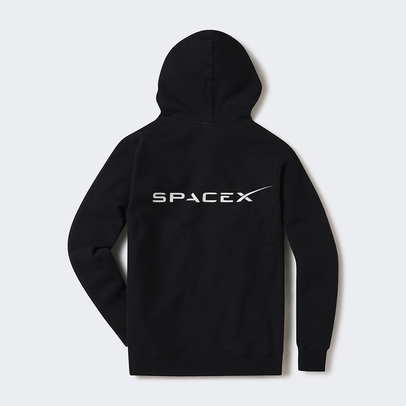 Unisex SpaceX Zipper Hoodie – SpaceX Store