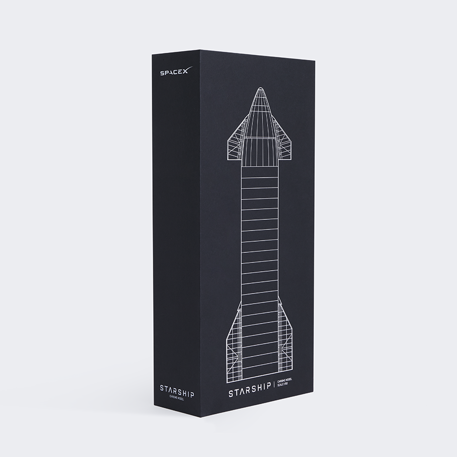 STARSHIP CHROME MODEL – SpaceX Store STARSHIP CHROME MODEL – SpaceX Store